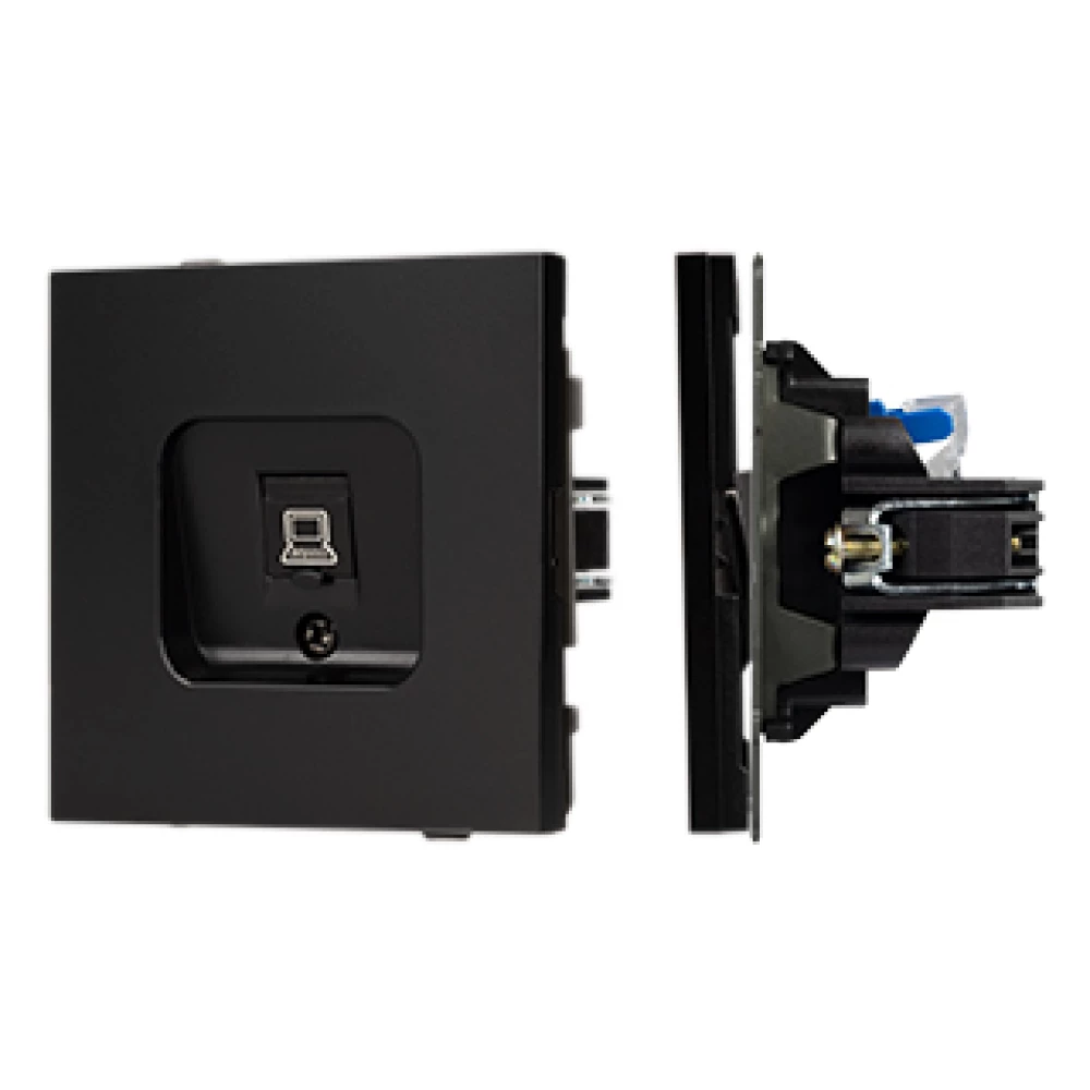 Механизм компьютерной розетки SCT-TENDO-MPC1-PL-BK (RJ-45, CAT6) (Arlight, Черный) 054104 - Viokon.com