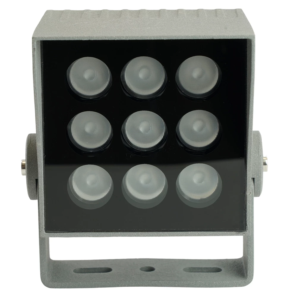 Светодиодный светильник ландшафтно-архитектурный Feron LL-896  AC220-240 9W зеленый IP66 квадрат (51699) - Viokon.com