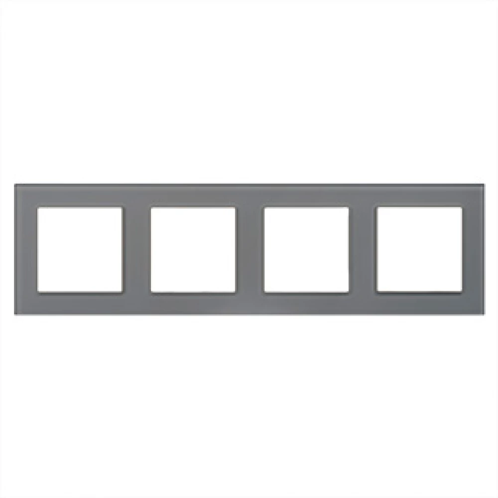 Рамка стеклянная FRM-GLARE-GS-4-GR (Arlight, -) 043804 - Viokon.com