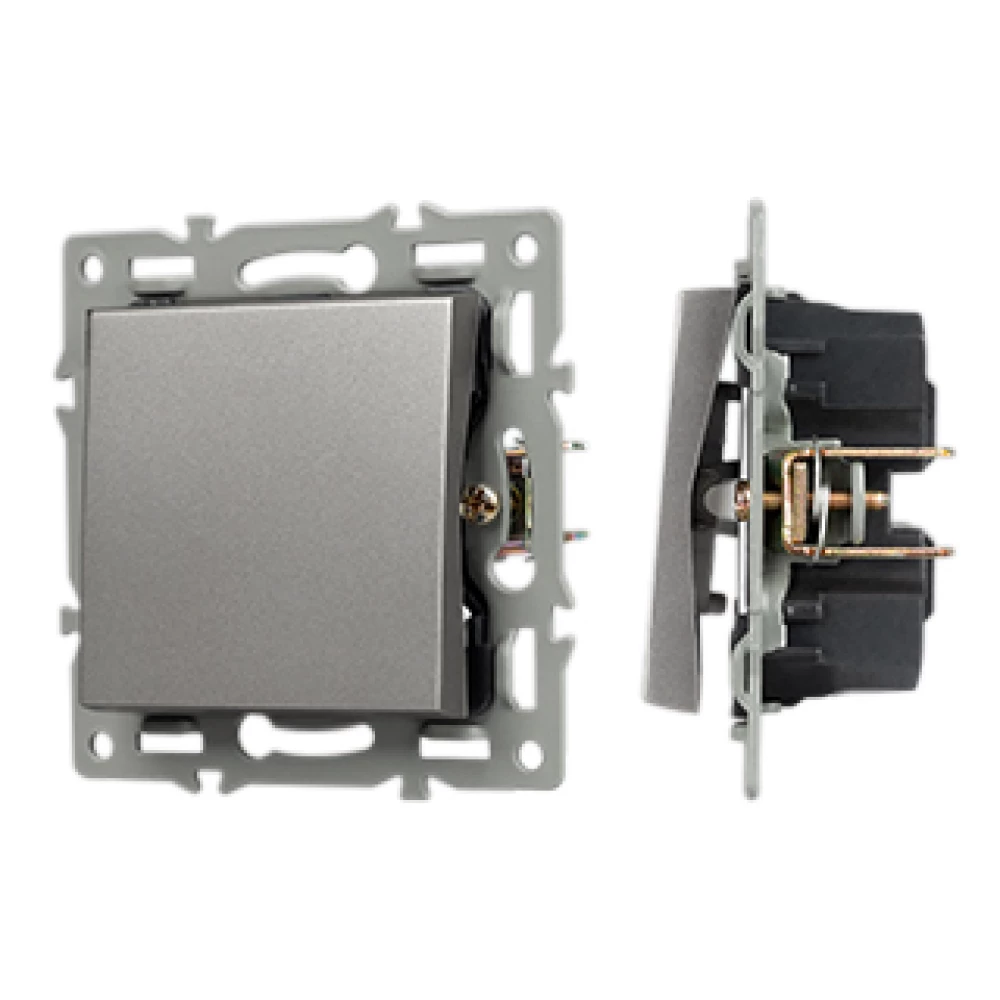 Механизм выключателя одноклавишный перекрёстный SWT-MKX1-PL-GR (250V, 16A) (Arlight, -) 043720 - Viokon.com