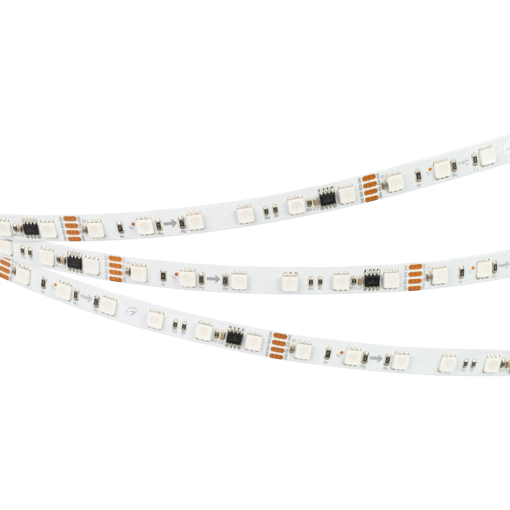Лента SPI-B60-10mm 24V RGB-PX6-RAM (15 W/m, IP20, 5060, 5m) (Arlight, бегущий огонь) 033447 - Viokon.com