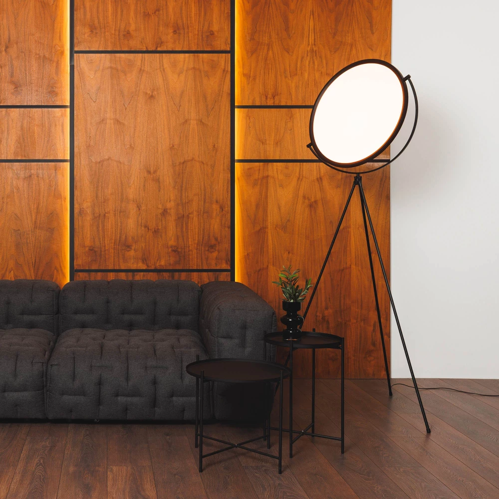 Светильник SP-LUNAR-FLOOR-D660-35W Dim-to-Warm (BK, 120 deg, 230V) (Arlight, IP20 Металл, 5 лет) 056252 - Viokon.com