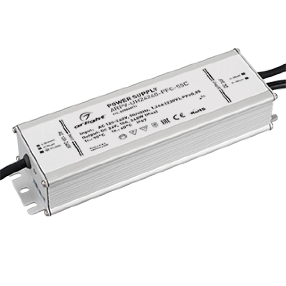 Блок питания ARPV-UH24240-PFC-55C (24V, 10.0A, 240W) (Arlight, IP67 Металл, 5 лет) 025046(1) - Viokon.com