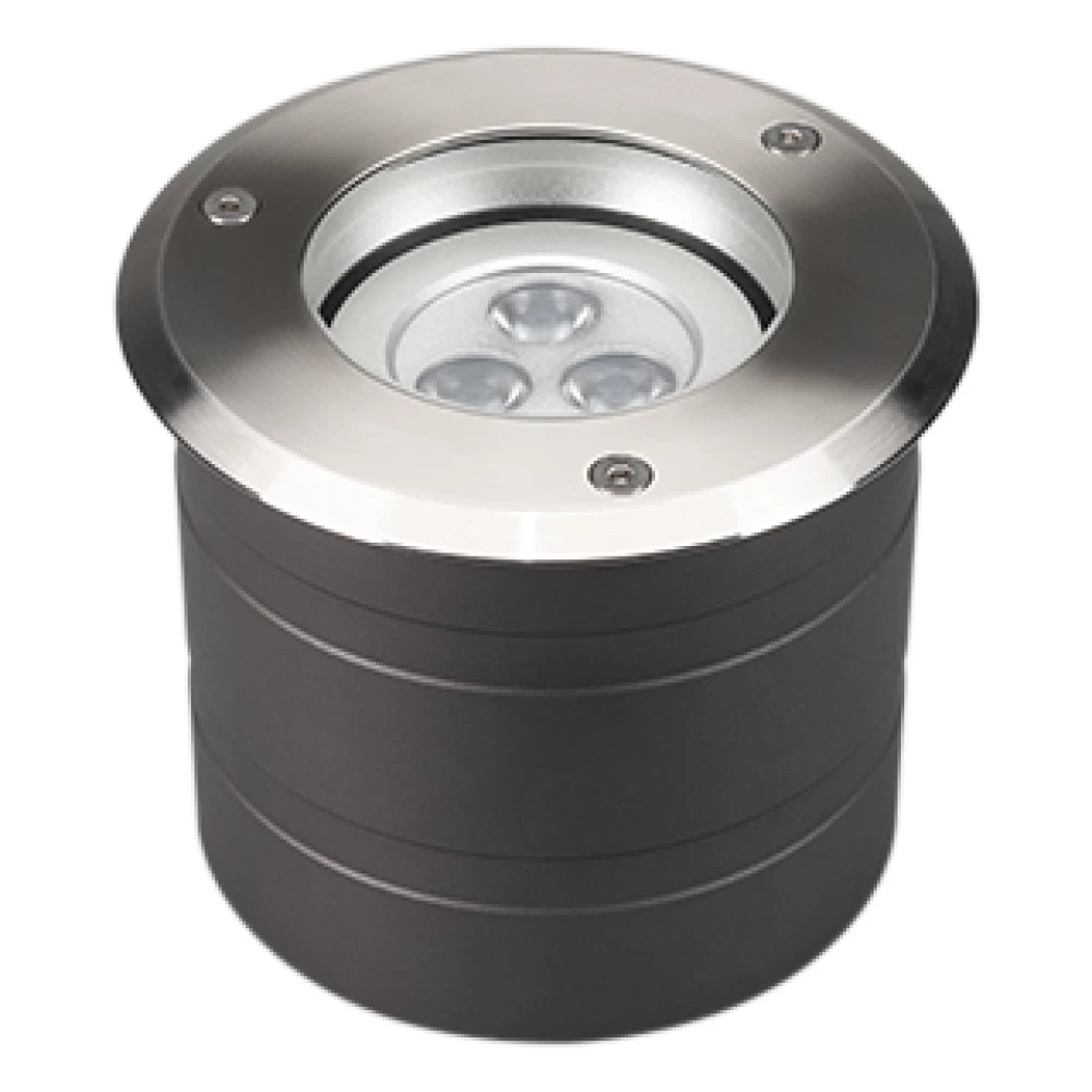 Светильник ART-GROUND-COLOR-TURN-R115-9W RGB (SL, 25 deg, 24V) (Arlight, IP67 Металл, 3 года) 024961 - Viokon.com