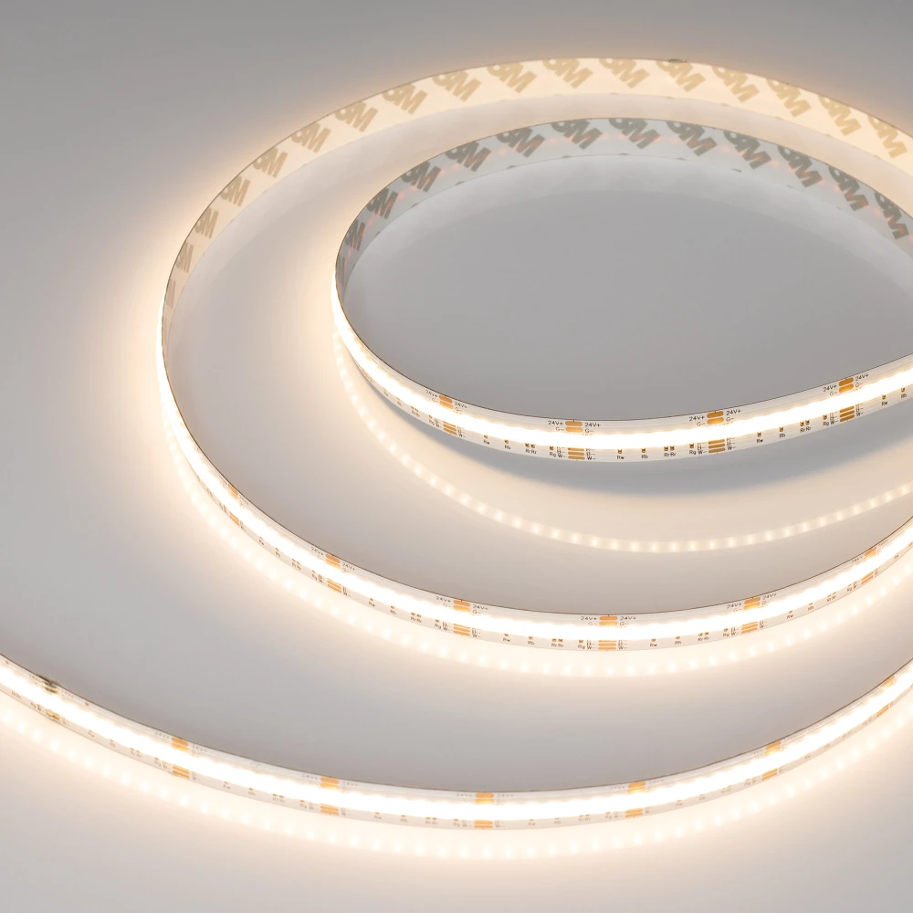 Лента CSP-X840-12mm 24V RGBW-Warm (17.2 W/m, IP20, 5m) (Arlight, 5 лет) 046937 - Viokon.com