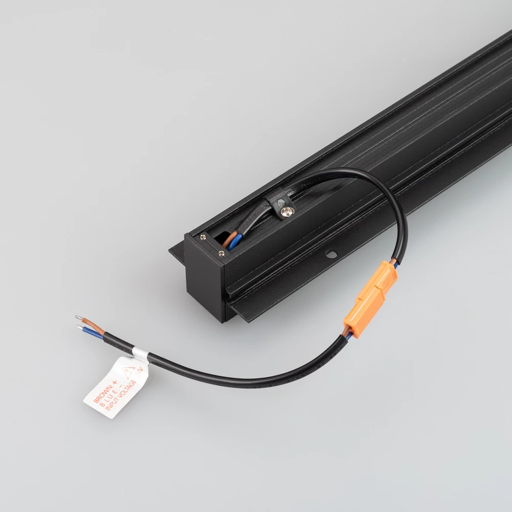 Трек встраиваемый MAG-TRACK-2538-FDW-1000 (BK) (Arlight, IP20 Металл, 5 лет) 036121 - Viokon.com