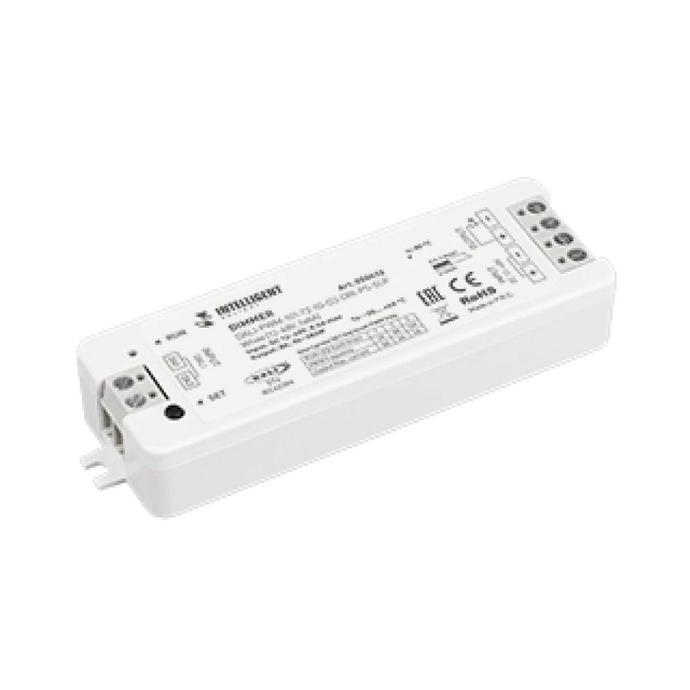 INTELLIGENT ARLIGHT Диммер DALI-PWM-101-72-1G-D2-DRI-PS-SUF White (12-48V, 1x8A) (IARL, IP20 Пластик, 5 лет) 050432 - Viokon.com