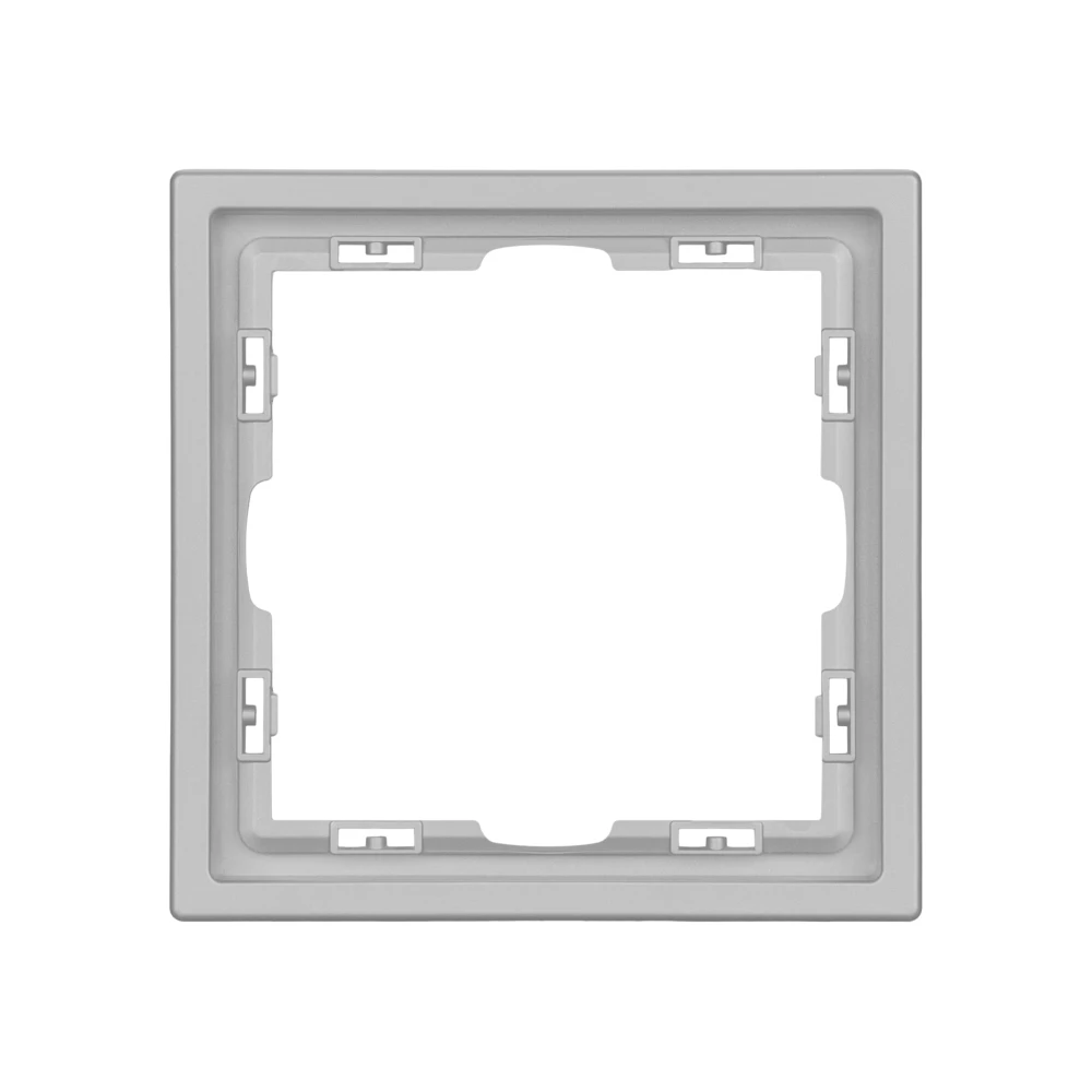 Рамка пластиковая FRM-NOBE-SFPL-1-IS (Arlight, Никель) 059455 - Viokon.com