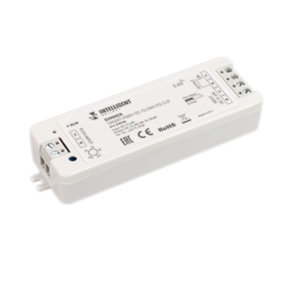 INTELLIGENT ARLIGHT Диммер SMART-PWM-101-72-DIM-PD-SUF (12-48V, 1x8A, SS, 2.4G) (IARL, IP20 Пластик, 5 лет) 038180 - Viokon.com