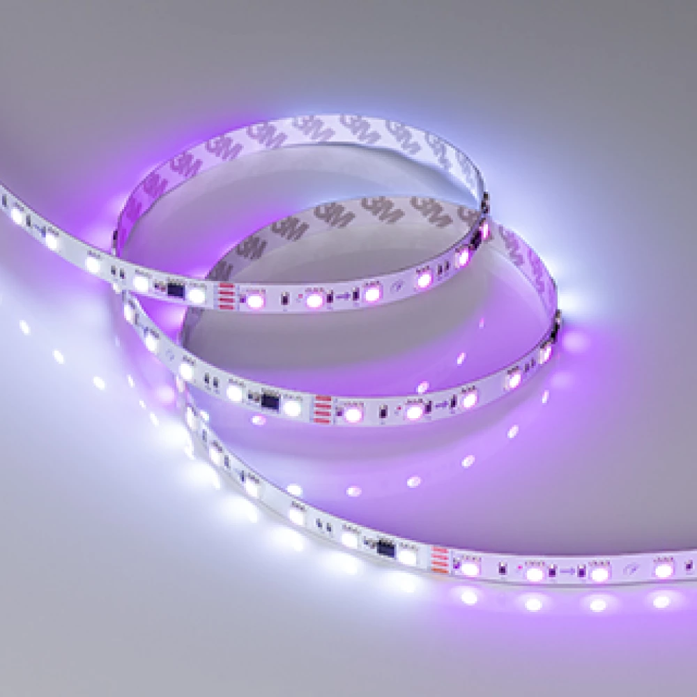 Лента SPI-B60-10mm 24V RGB-PX6-RAM (15 W/m, IP20, 5060, 5m) (Arlight, бегущий огонь) 033447 - Viokon.com