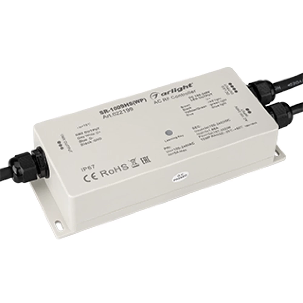 Контроллер SR-1009HSWP (230V, 3x1.66A) (Arlight, IP67 Пластик, 3 года) 022199 - Viokon.com