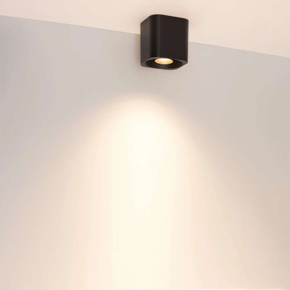 Светильник SP-ACENTO-S95x95-10W Warm3000 (BK, 20-45 deg, 230V) (Arlight, IP20 Металл, 5 лет) 055747 - Viokon.com