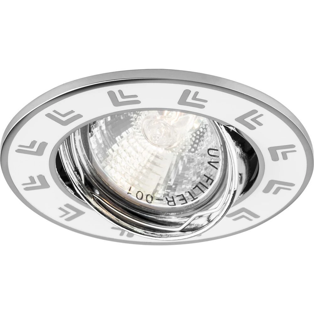 Светильник встраиваемый Feron 2002DL потолочный MR16 G5.3 белый (17163) - Viokon.com