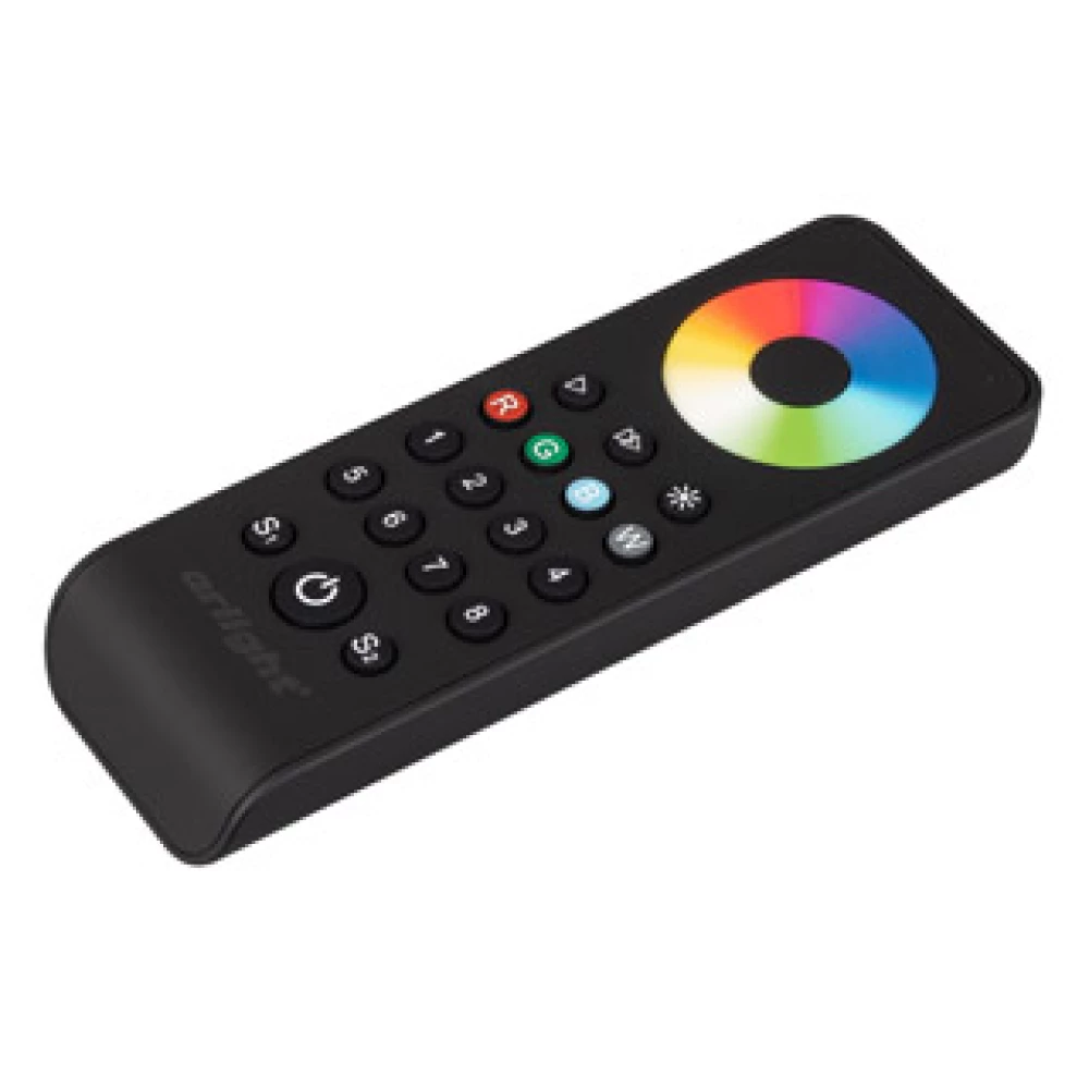 Пульт SMART-R43-RGBW Black (8 зон, 2.4G) (Arlight, IP20 Пластик, 5 лет) 031953 - Viokon.com