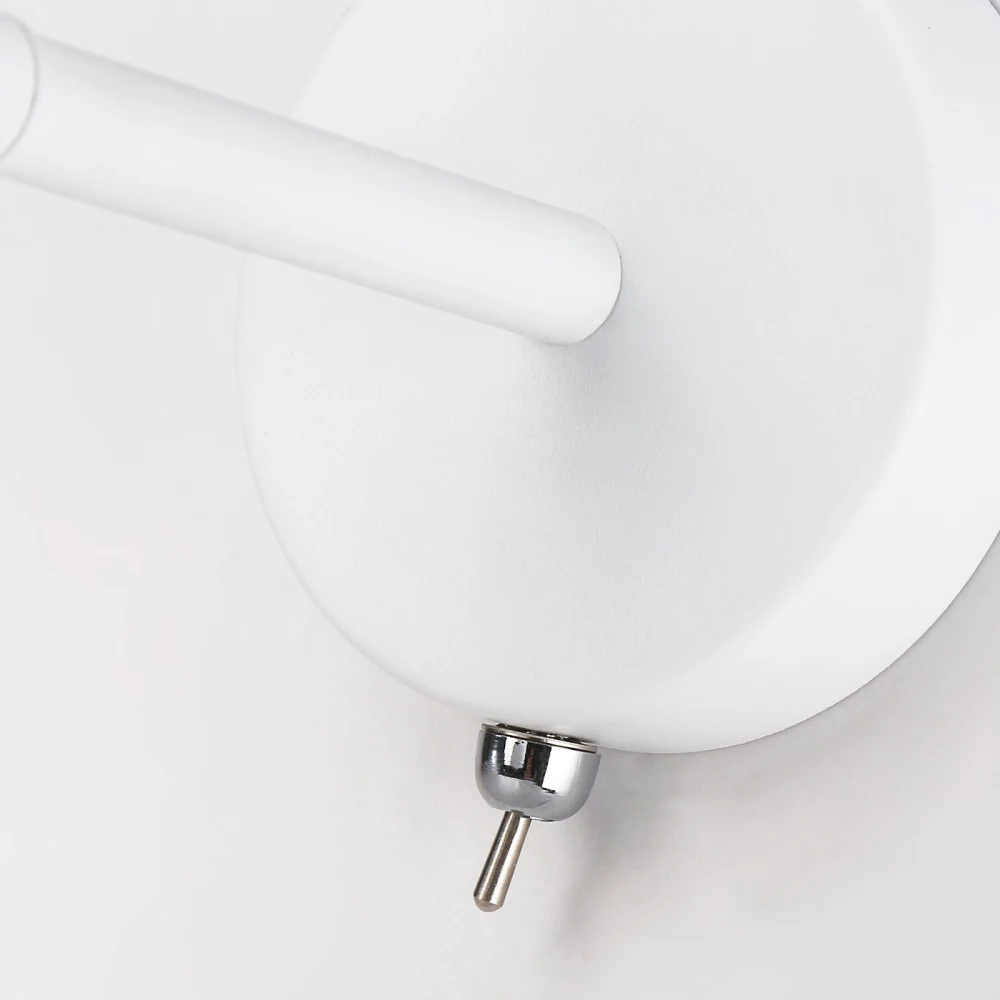 Настенный светильник с выключателем и сменной лампой GU10 TA13128 WH белый GU10 max 12W D85*L150*H240 - Viokon.com