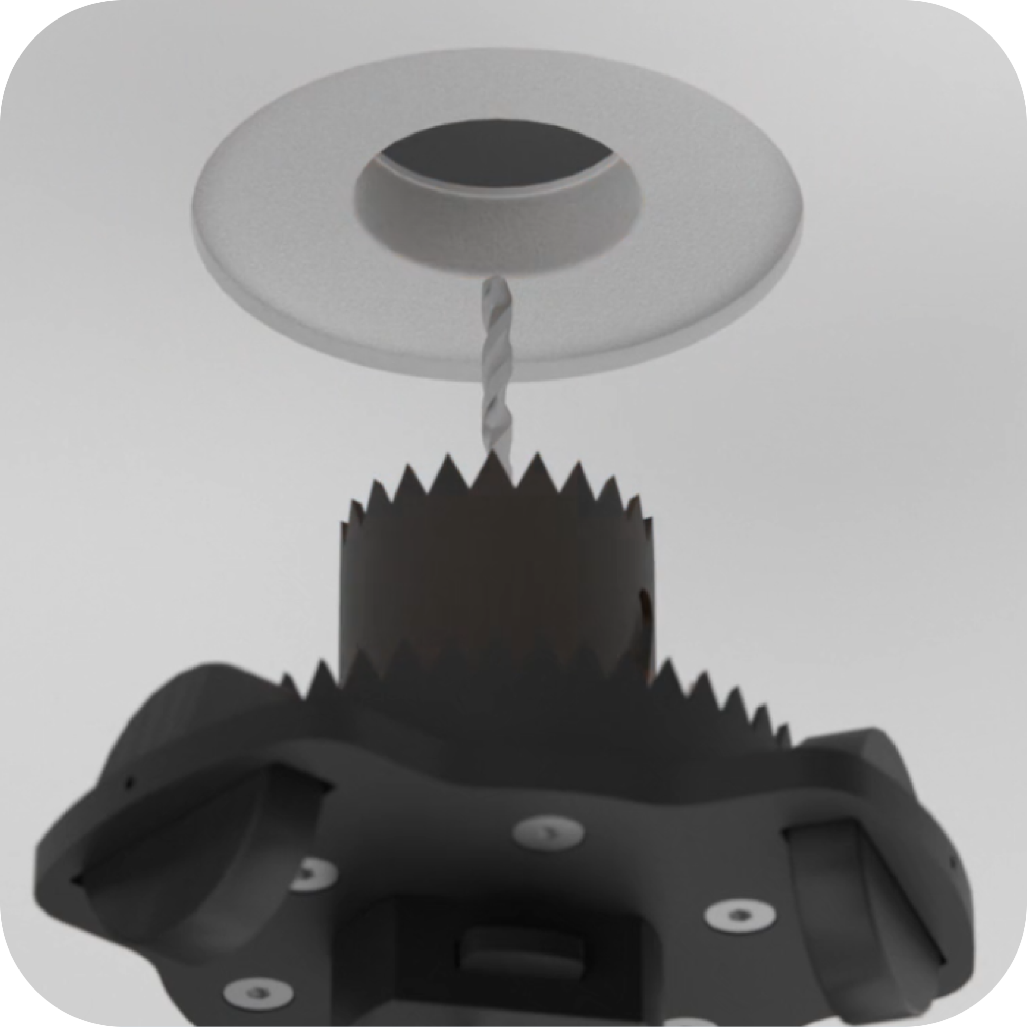 Встраиваемый светильник под штукатурку POINT W - Viokon.com